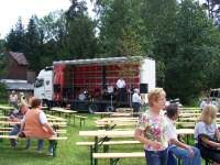 mobile Bühne für die Blaskapelle