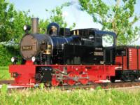 Echtdampf-Modell von Lok 99 6102 (Maßstab 1 : 7); Erbauer: Dieter Riehlein aus Schwaben