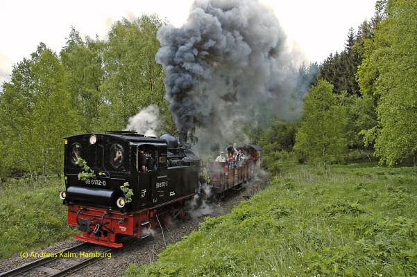 Sonderzug mit Lok 99&nbsp;6102